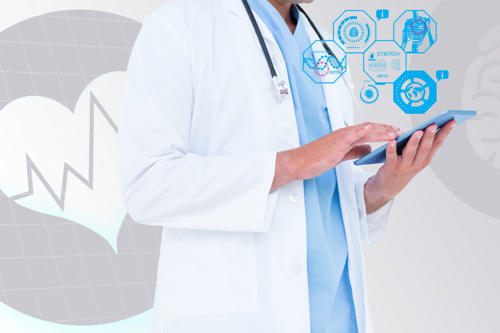 médica representando o avanço da tecnologia na saúde